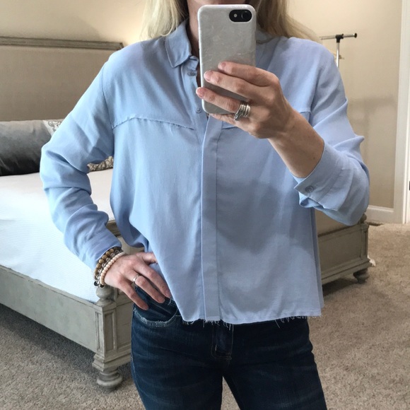 TopShop | Raw Edge Top - Picture 4 of 8